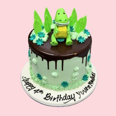 Baby Dinosaur Theme Cake