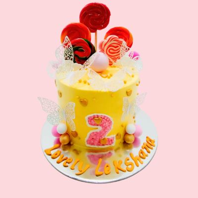 Lollipop Theme Cake