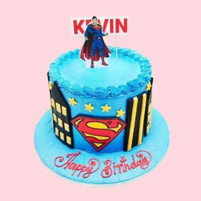 Superman Theme Cake