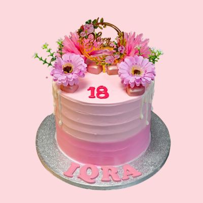 Floral Delight Tower Cake